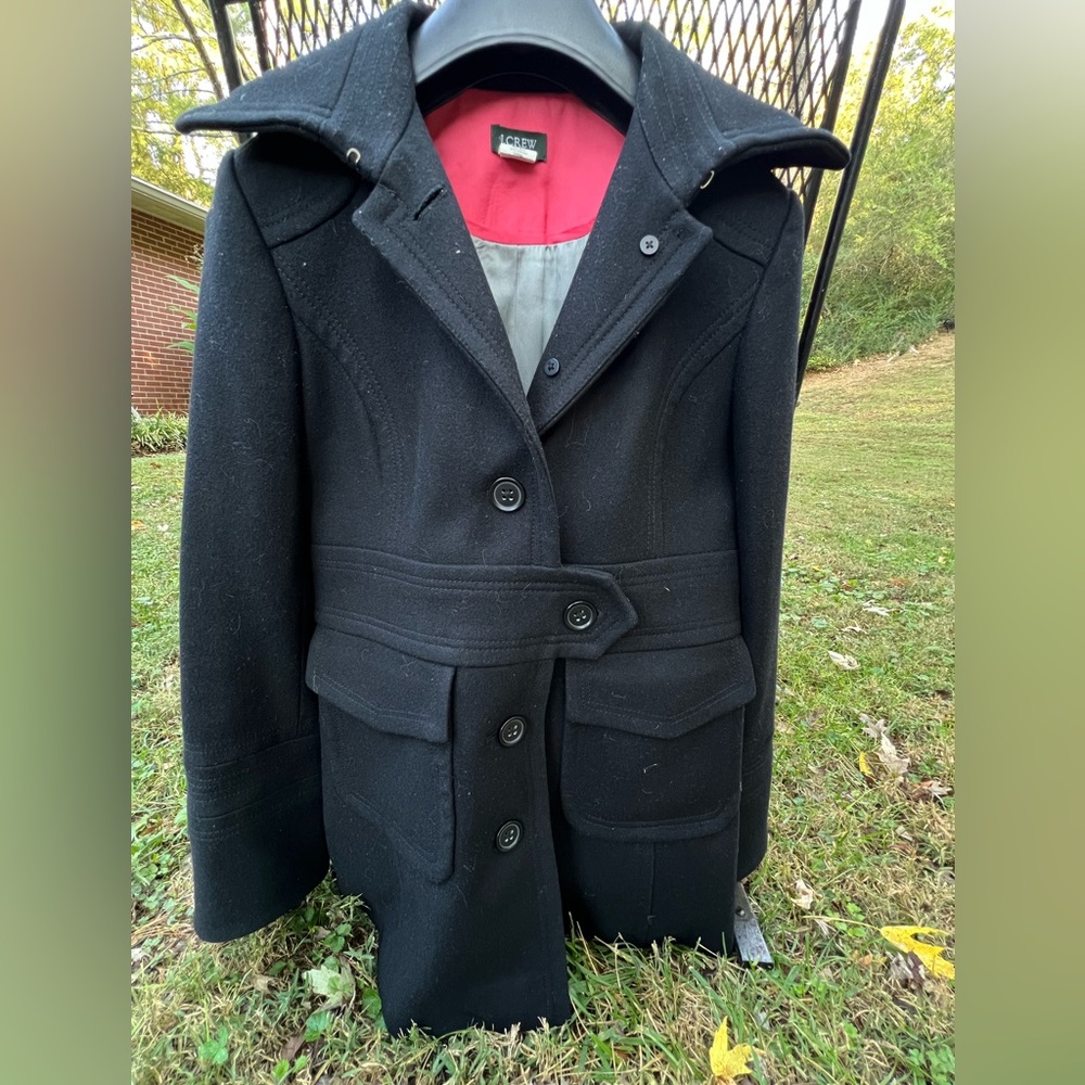 J.Crew Black Pea Coat